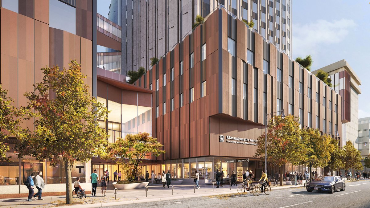 This place will support 30,000 people daily, offering the most advanced cancer and cardiac care, all powered by renewable energy. 🌱 

Designed by @nbbjdesign | Massachusetts General Hospital Phillip and Susan Ragon Building #Architecture