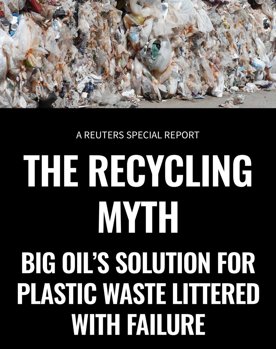 BanPlasticTurf's tweet photo. Plastic is made from fossil fuels.
It’s contributing to global warming.
Plastic recycling is a myth.
<10% of plastic is successfully recycled
even if labeled recyclable
even if put it in a recycling bin.
#RestrictPlasticProduction
#MinimizePlasticConsumption
#BanPlasticTurf https://t.co/dOts47P25M