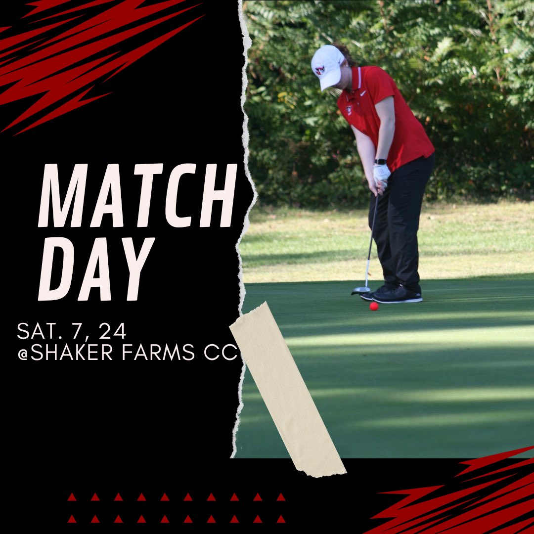 The women’s team is off to Westfield to tee off at noon!