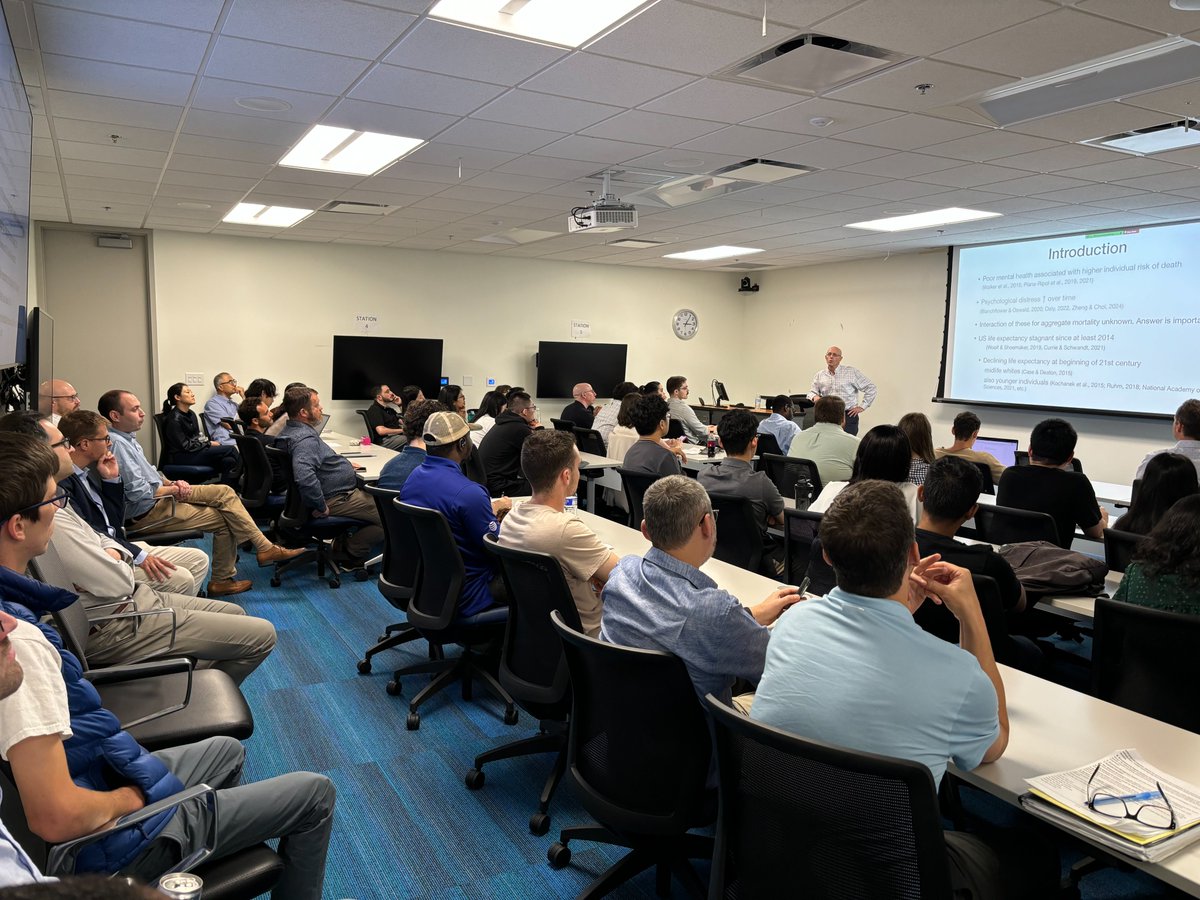 Georgia State Economics Dept. and Seminar Series (@gsu_economics) on Twitter photo Our 24/25 seminar series got off to a great start with a talk by @christopherruhm yesterday! The room was packed with faculty and students. Thanks to <a href="/kteltser/">Keith Teltser</a> for inviting Chris and <a href="/LHoehnVelasco/">Lauren Hoehn-Velasco</a> for overall seminar series coordination! Our 24/25 seminar series got off to a great start with a talk by @christopherruhm yesterday! The room was packed with faculty and students. Thanks to <a href="/kteltser/">Keith Teltser</a> for inviting Chris and <a href="/LHoehnVelasco/">Lauren Hoehn-Velasco</a> for overall seminar series coordination!