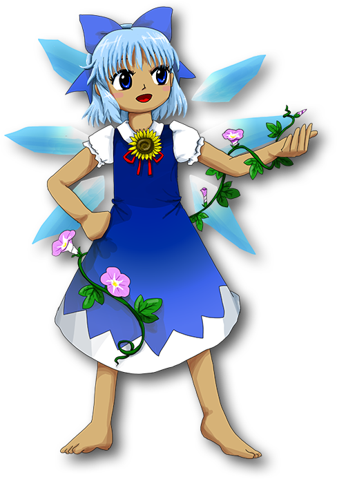dailytouhous's tweet photo. The Touhou of the day is: Cirno! https://t.co/VOhakiCQsB