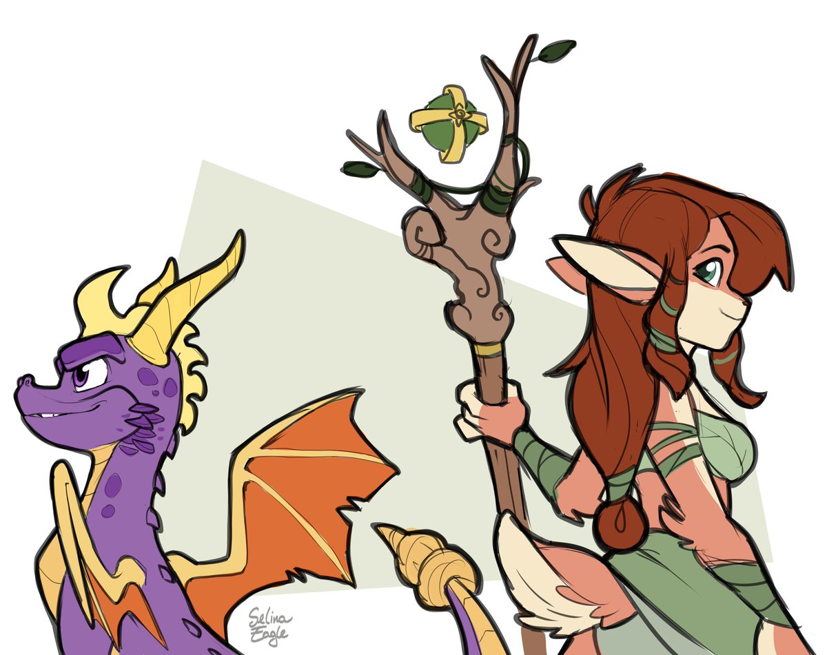 Snaccka_'s tweet image. Today is #SpyroCommunityDay !
I have nothing new to post but I'll repost my fave pieces
#SpyroTheDragon