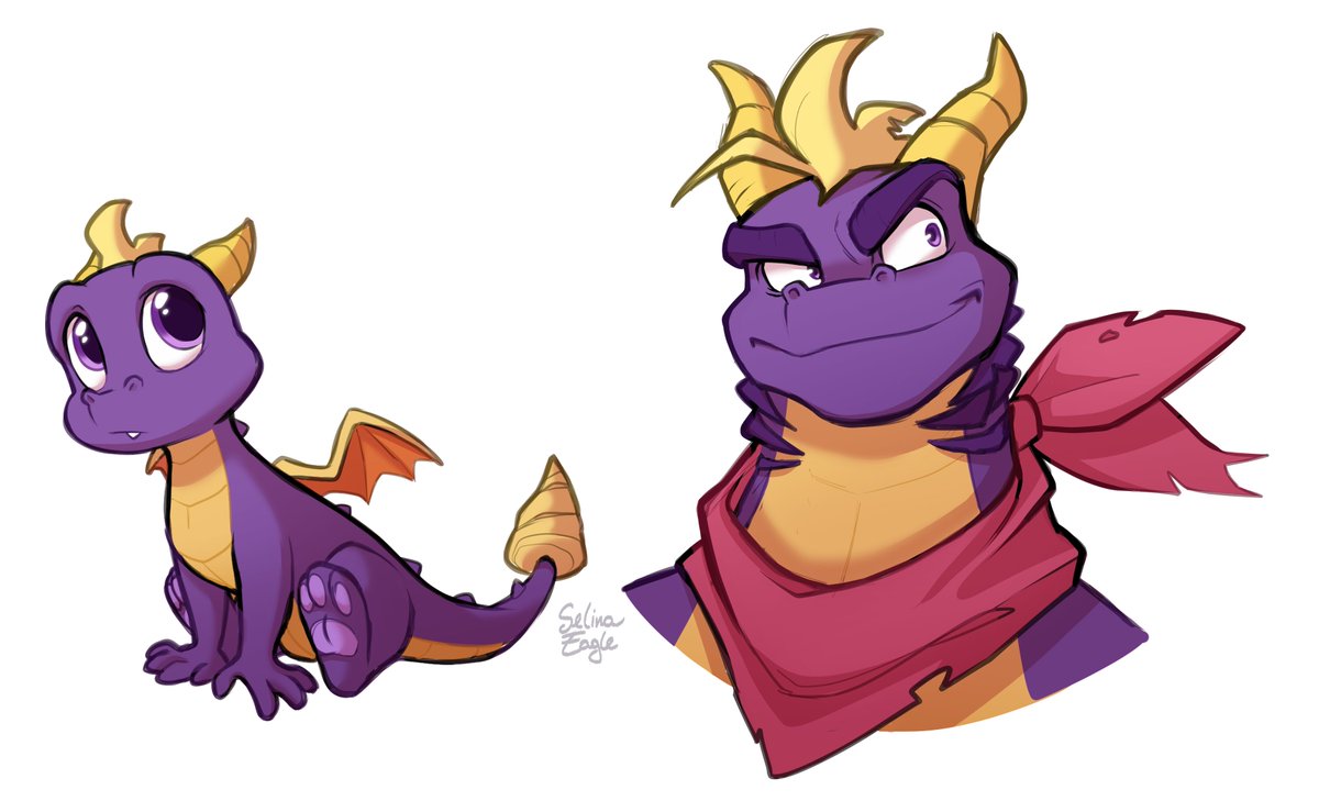 Snaccka_'s tweet image. Today is #SpyroCommunityDay !
I have nothing new to post but I'll repost my fave pieces
#SpyroTheDragon