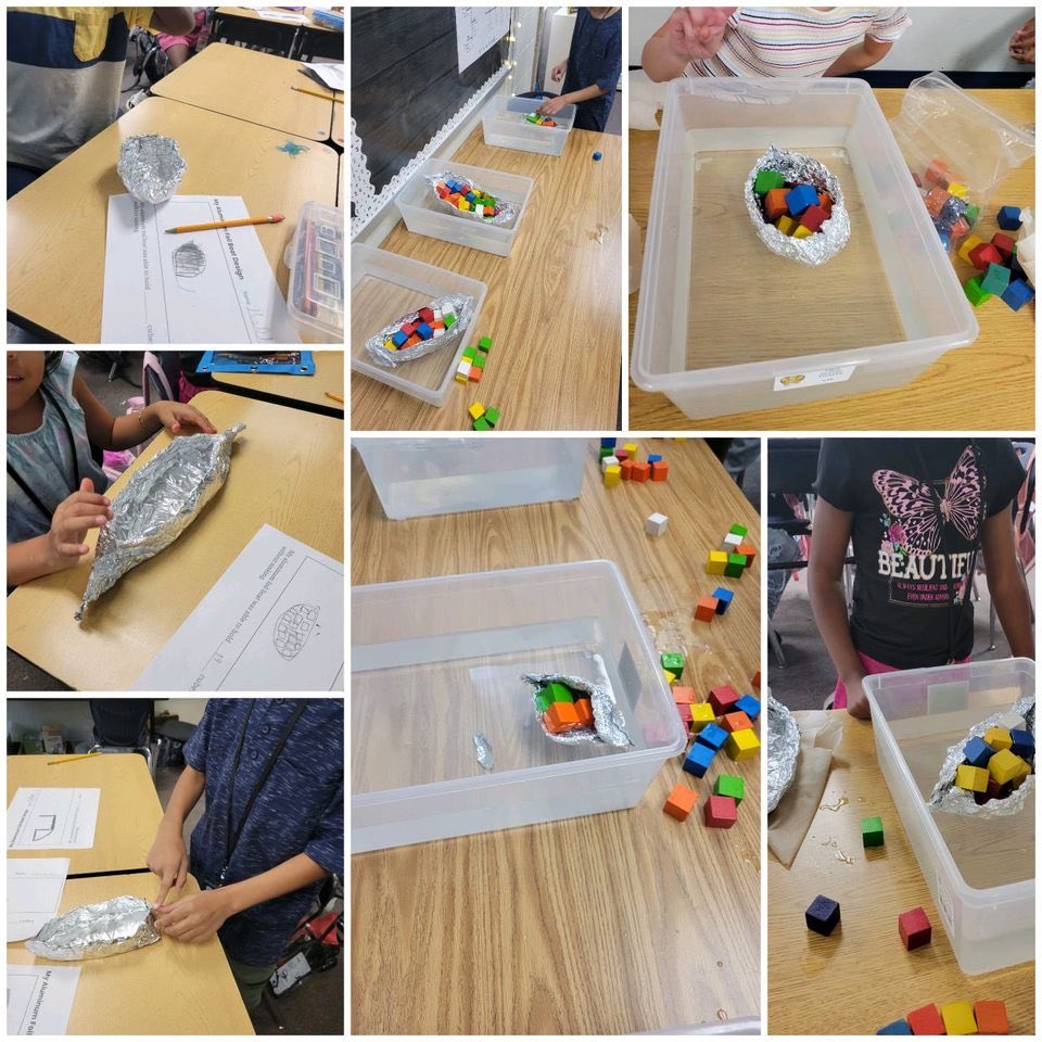 Alexander_Elem's tweet image. How much weight can your boat float? Mrs. Maxon’s &quot;engineers&quot; designed and created boats with success! #STEAMActivity #SavvasSuccess #WinTheDay #LEADwithImpact