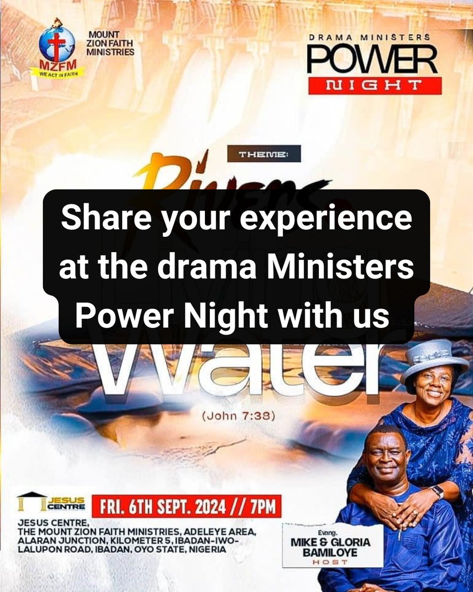 Tell us about your experience at the drama Ministers Power Night using this hashtag #PowerNightSeptemberEdition

We would love to hear from you.