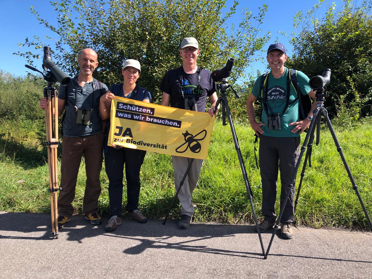 Birdrace von <a href="/SVS_BirdLife/">BirdLife Schweiz</a> 
#TeamBubobubo sagt Ja zur <a href="/biodivInit/">Biodiversitätsinitiative</a>