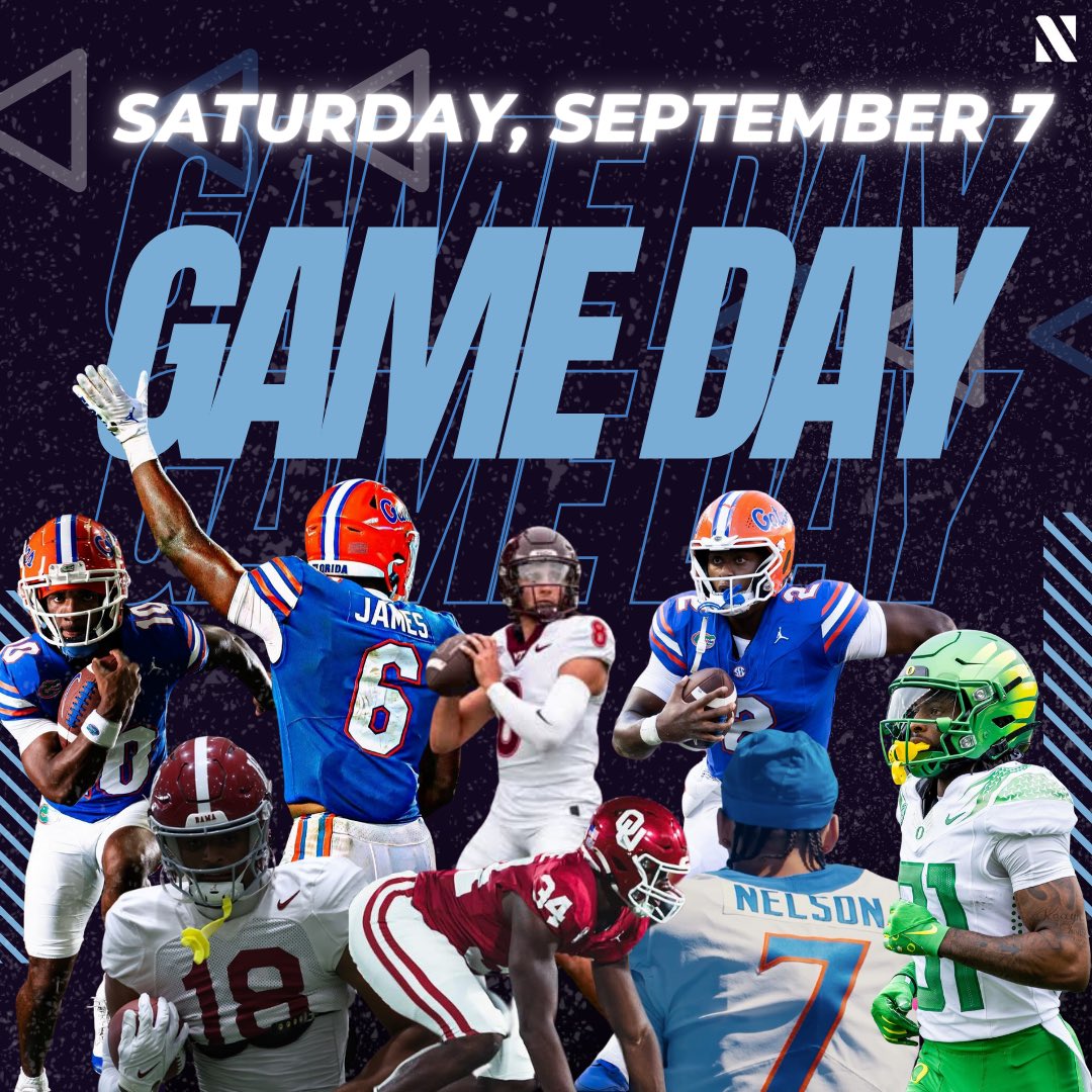 It’s 🎉GAME DAY🎉 

#CollegeFootball returns for another sensational Saturday slate of matchups and it all starts now! 📺🏈

Who are you excited to watch today? 
#nil #collegegameday