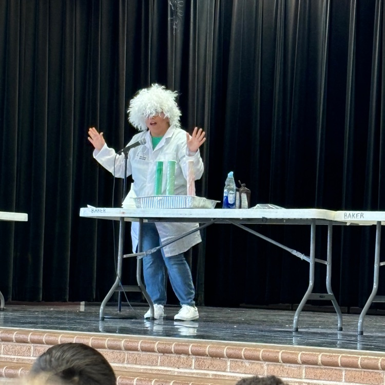 Science is amazing &amp; Kindergarten is diving in to Science Safety! Baker's visiting "Mad Scientist" made elephant toothpaste &amp; showed students how to wash hands, wear goggles &amp; clean up the area, as a part of a science experiment. Kindergarten Science ROCKS! <a href="/BakerElem/">Baker Elementary</a>