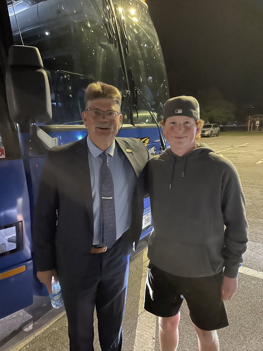 Had a good chat with Coach Mac after there big win. <a href="/monctonwildcats/">Moncton Wildcats</a>