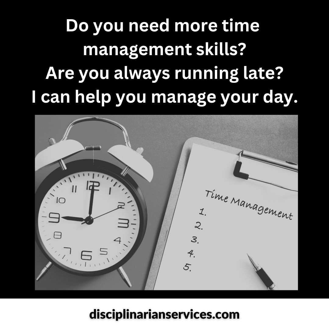 disciplineservi's tweet image. Do you need more time management skills?
Are you always running late?
I can help you manage your day

#TimeManagement #AlwaysLate #ManageYourDay #StayOnTrack #ProductivityBoost #GetOrganized #LifeCoaching #AccountabilityCoach #EfficiencyExpert #DailyPlanning #MakeEveryMinuteCount