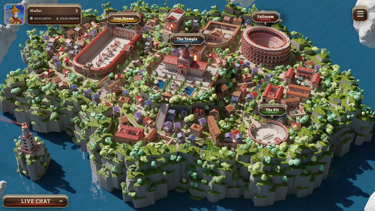 This is Aurelia!

Aurelia is the island of Season 1 in Gladiators; this is where the first gladiators will begin to forge themselves!

Drop your wallet in the comments for a chance 👇