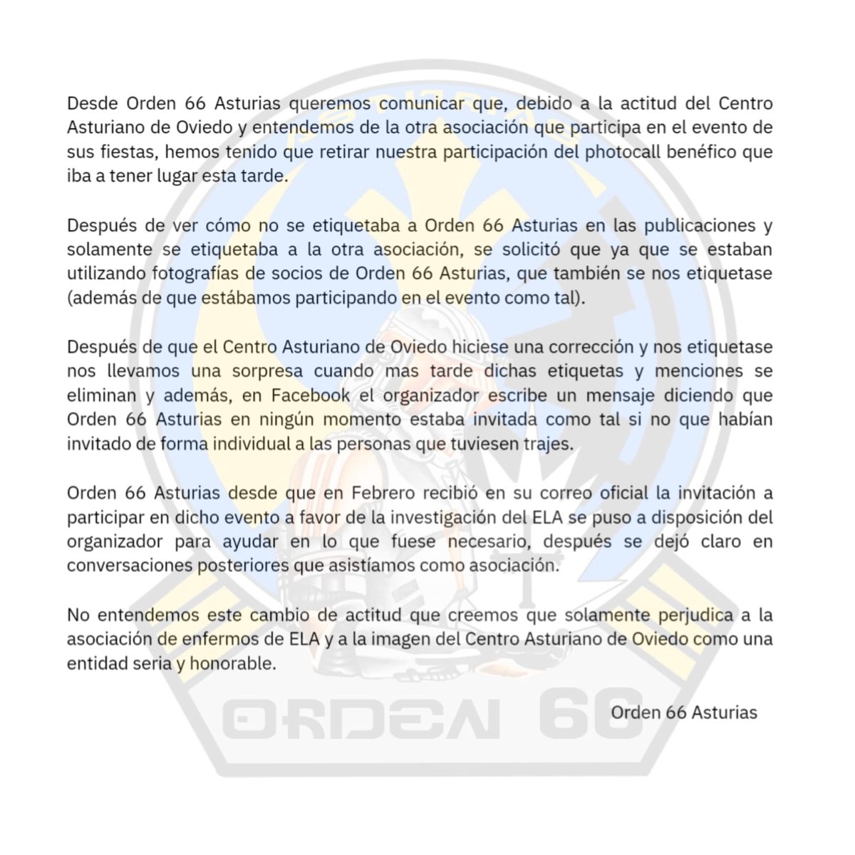 Orden66Asturias's tweet photo. Este no es el camino... 
#centroasturianodeoviedo
#caoviedo
#orden66asturias
#OneWorldOneOrder66 https://t.co/4Z2yOG2mJ6