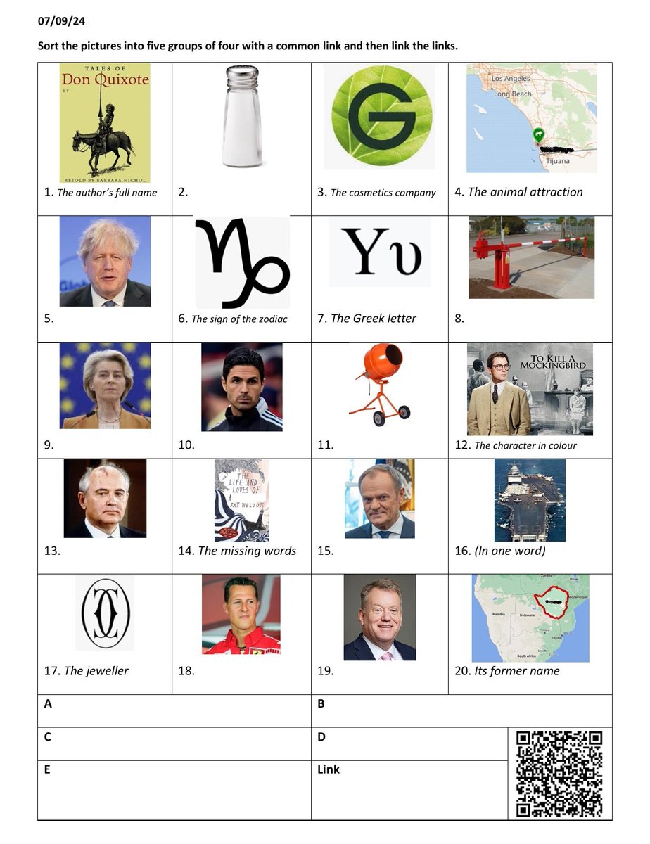 Here is a picture quiz for you: