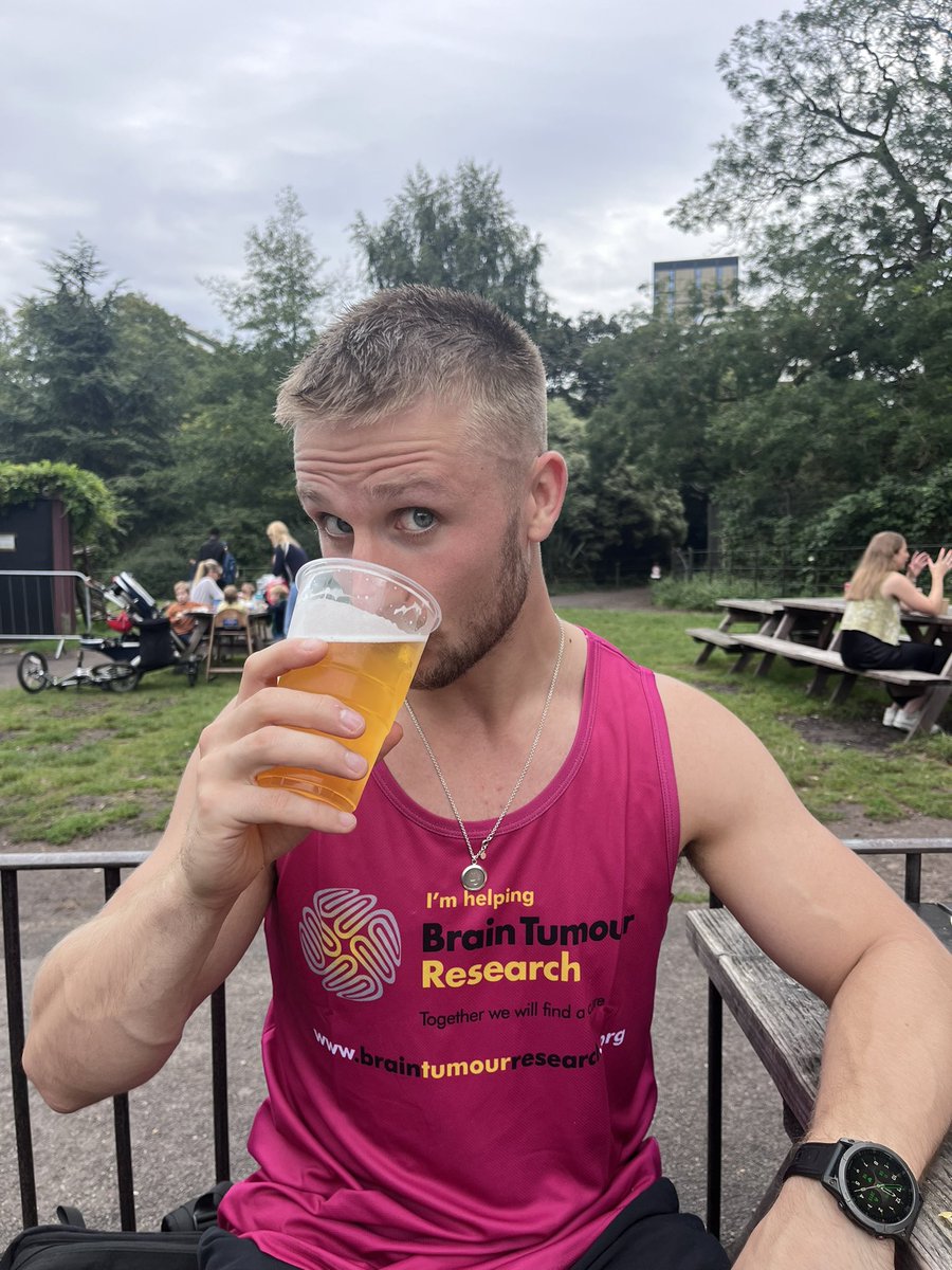 &gt;£500 raised for <a href="/braintumourrsch/">Brain Tumour Research</a> 

(And a personal best 1/2 marathon, 1:38)