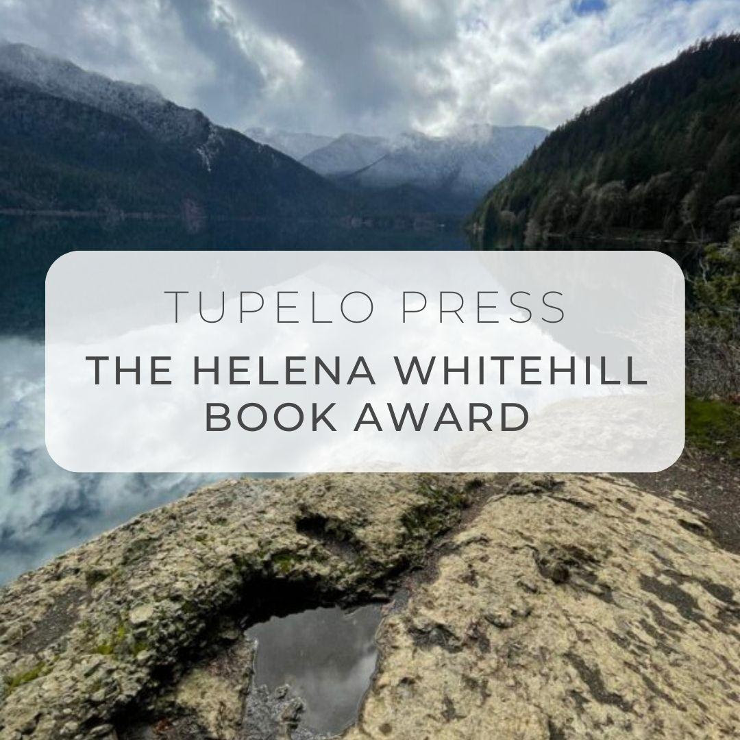 DL Oct 31: The Helena Whitehill Book Award; submit unpublished poetry manuscripts of any length or creative nonfiction, including essays, memoirs, and hybrid work to win $1,000 and pub by <a href="/tupelopress/">Tupelo Press</a>; fee: $30; final judge: <a href="/ilya_poet/">Ilya Kaminsky</a>
tupelopress.org/helena-whitehi… with <a href="/submittable/">JUAN DORAME </a>