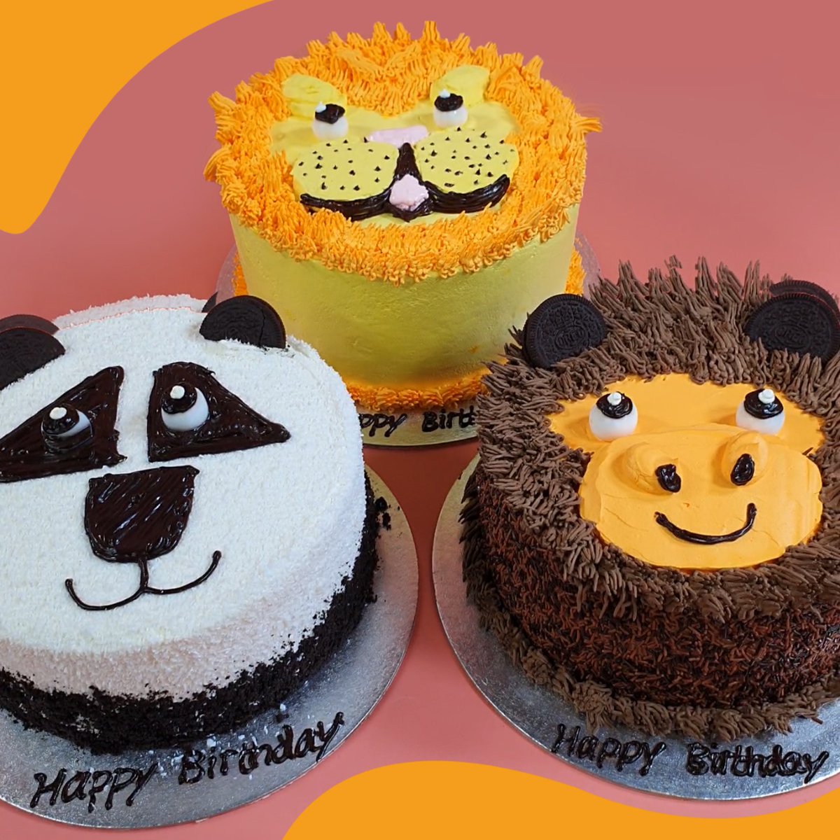 Celebrate with Our Fun Animal-Themed Kids’ Cakes! 
From fluffy pandas to cheeky monkeys and fierce lions, our animal-themed cakes will light up any birthday celebration! 
 #KidsCakes #AnimalThemeCakes #BirthdayCakes