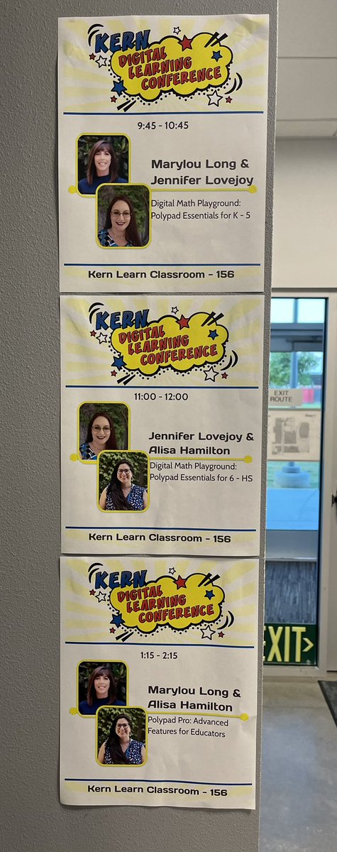 Excited to be presenting Digital Math Playground: Polypad Essentials at the Kern Digital Learning Conference with the amazing <a href="/AlisaMarieEDU/">Alisa Marie Hamilton</a> and Jennifer Lovejoy. #KernDLC