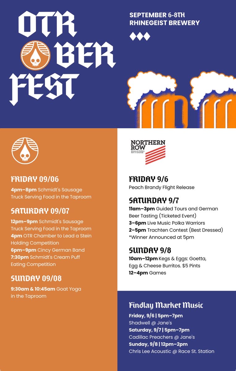 OTRberfest is happening! What are you looking forward to today?

#OTRberfest