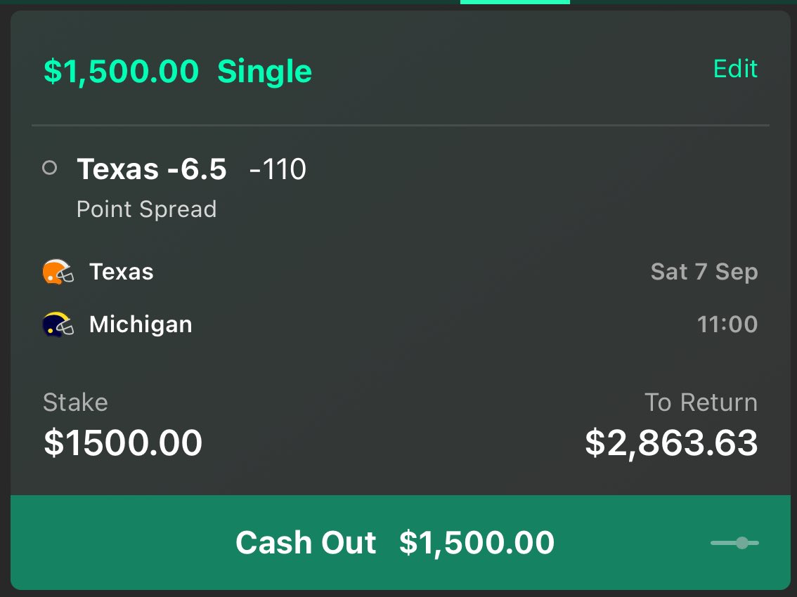 DanyMcLain's tweet photo. Today’s NCAAF Plays🏈

Texas -6.5

Iowa ML

Tennessee -9

Let’s Get This!🍀 https://t.co/Z5CYhskTFQ