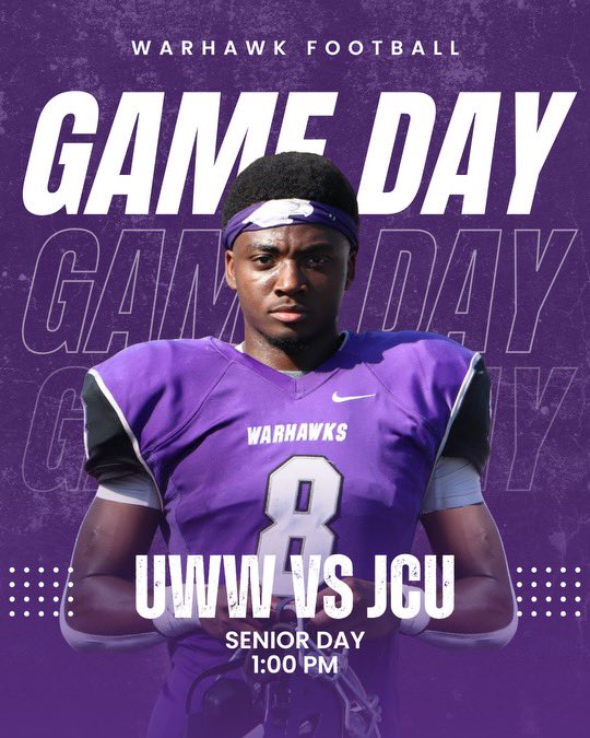 WarhawkFootball's tweet photo. It's GAME DAY, Warhawk Nation! 🏈🔥 Join us at 1 p.m. in Perkins Stadium, as we celebrate our incredible seniors and take on John Carroll University!
#PackThePerk #d3fb #PoundTheRock https://t.co/9YHkhf7tr1