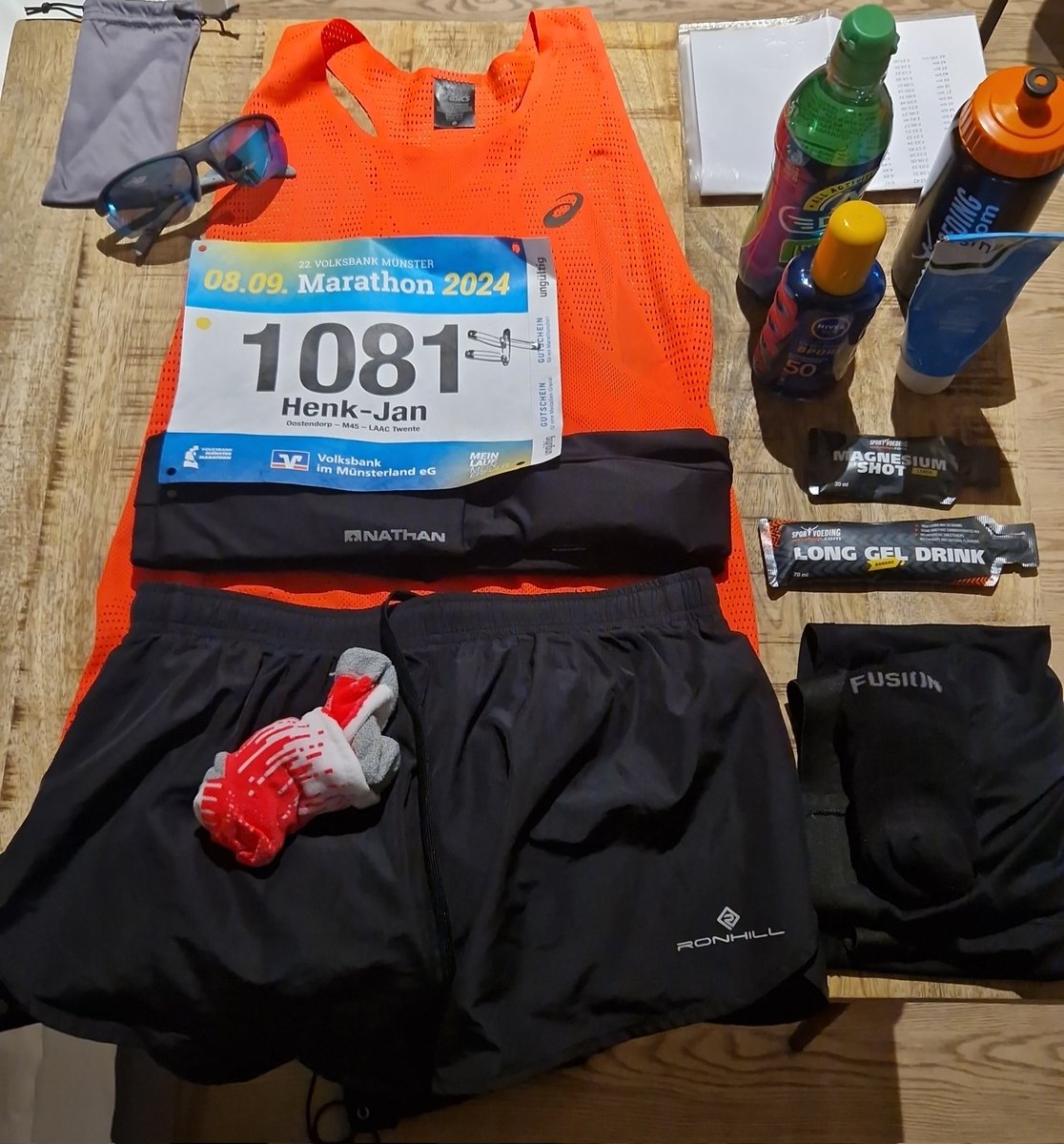 Eastenvillage's tweet photo. Klaar voor de Volksbank Münster Marathon van morgen. Veel zin en het weer lijkt de goede kant op te vallen. https://t.co/M0hcPghj7i