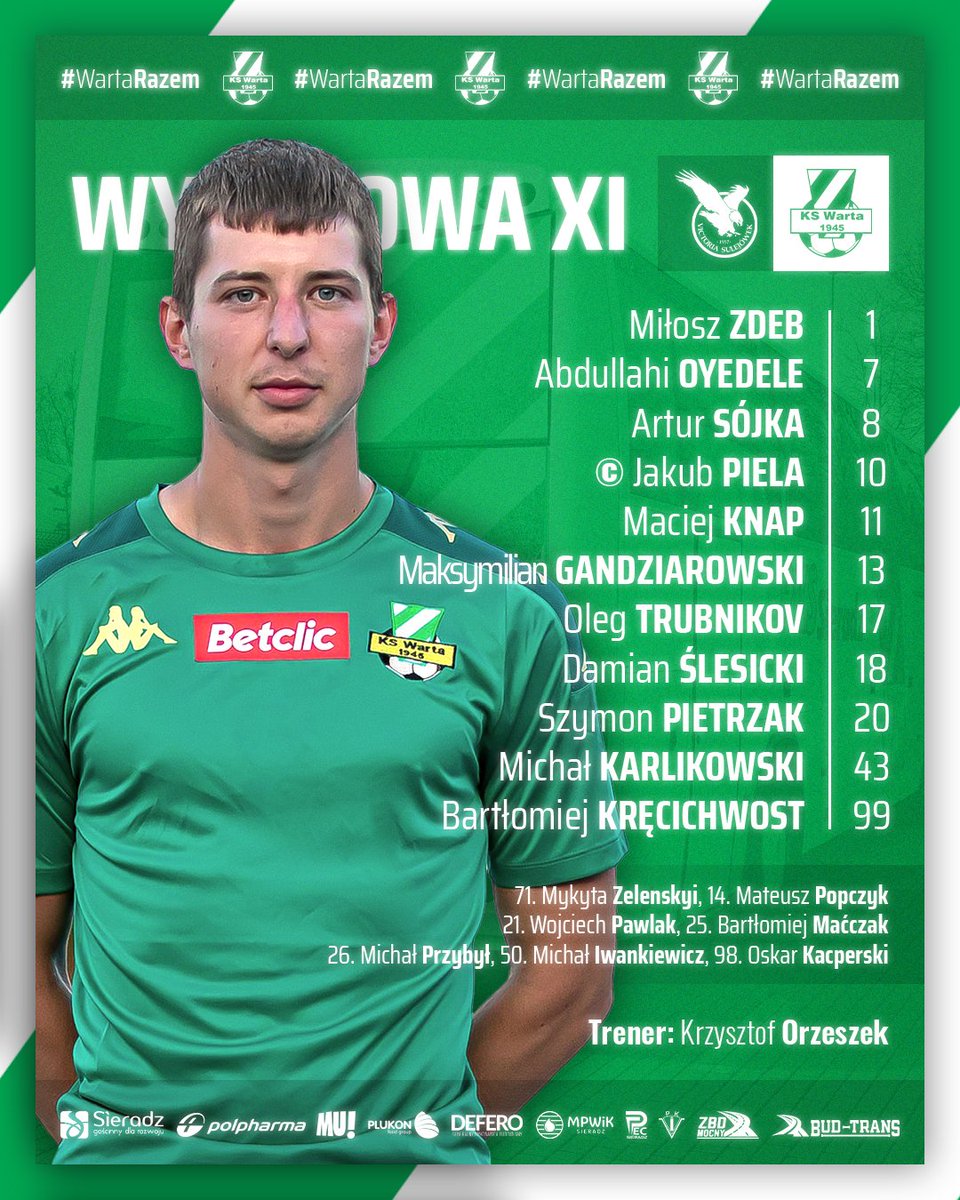 Tak zagramy z Victorią! 👊

💻 Relacja tekstowa od 18:00!
wartasieradz.com/victoria-warta…