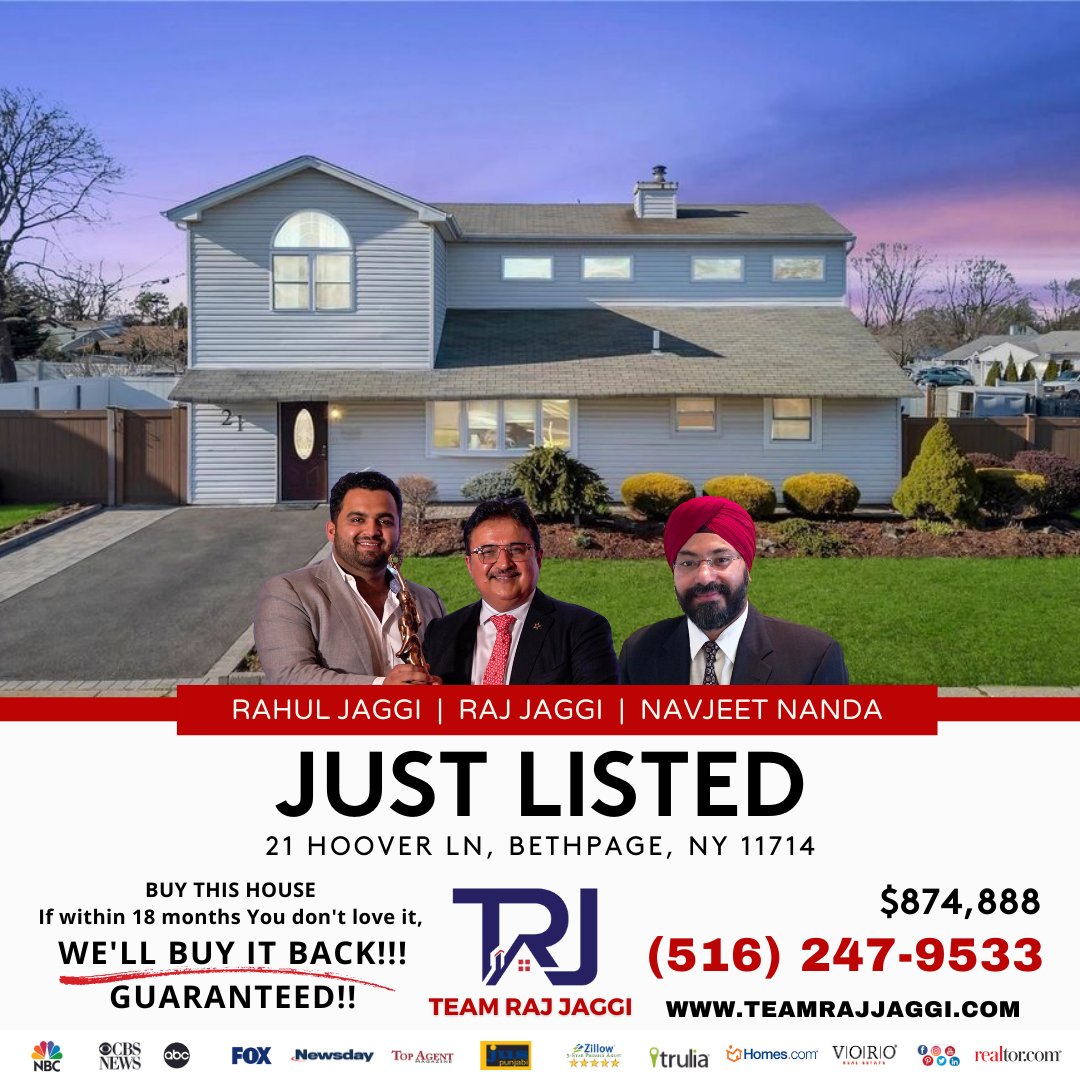 teamrajjaggi's tweet photo. π€© Timeless Elegance Colonial where Historic Charm meets Modern Convenience
π21 Hoover Ln, Bethpage, NY 11714
Call Now at 516-247-9533 for this property or similar listings.
#Homeforsale #EleganctColonial #ColonialHome #family #friends #gettogethers #modernhome #HomeForSale https://t.co/gGhuGWH2gi