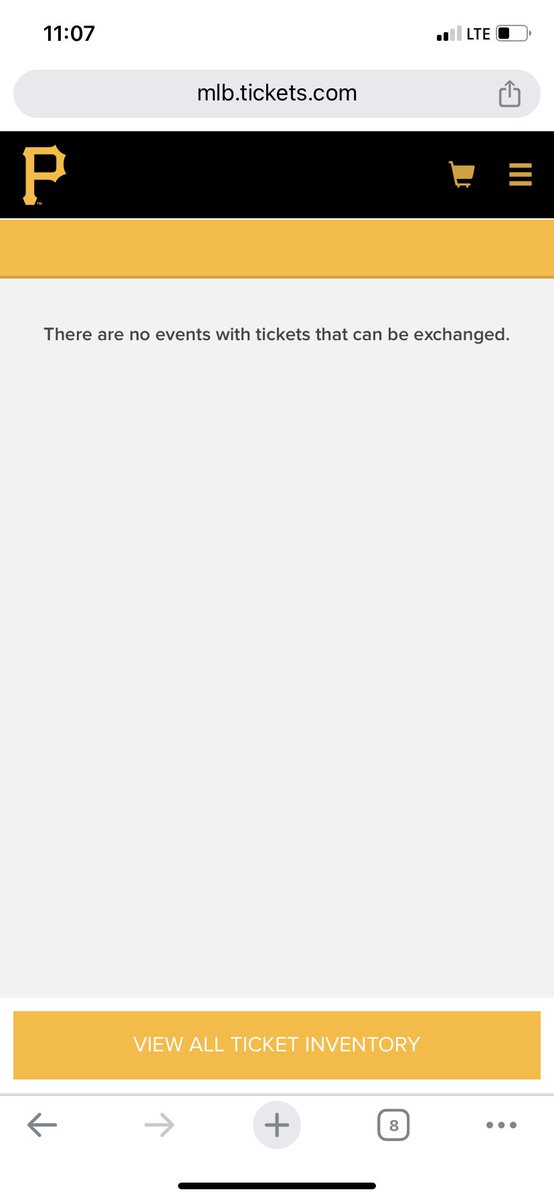 ComptOnetime's tweet photo. @Pirates Still can’t exchange my tickets. Hopefully this gets figured out by your convenient 1:35ET deadline today. https://t.co/aFQmJ0IBWn