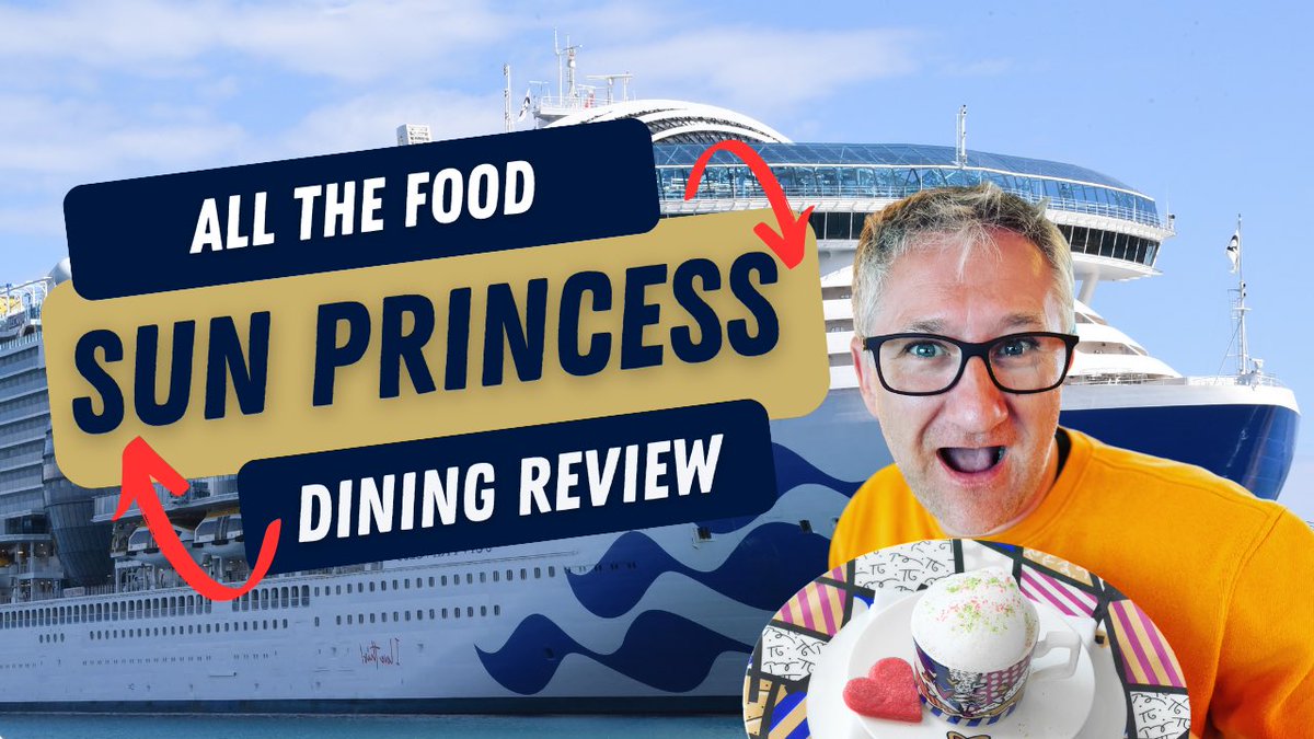 cruiseshowuk's tweet photo. 🚢🍽️ Just dropped a new video! Dive into a full dining review of Sun Princess and discover the top dishes you must try. 🌟👨‍🍳 Don't miss out on this culinary adventure! Watch now: https://t.co/3I6BMx2l1z #SunPrincess #CruiseDining https://t.co/6AHrxfNCdw