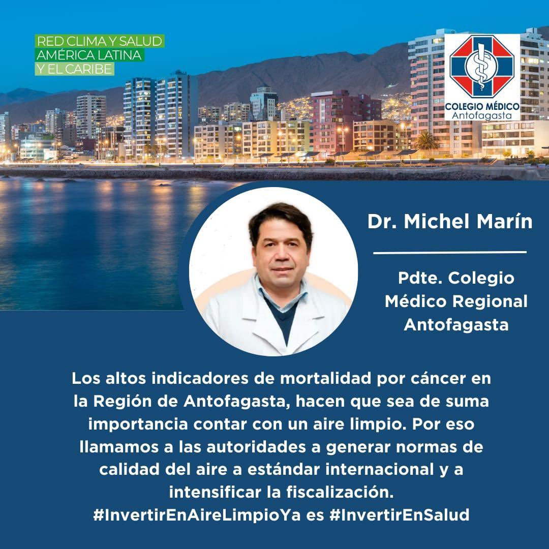 Hoy Organizaciones profesionales de la salud de todo el mundo, se unen para conmemorar el Día Internacional del Aire Limpio. Se hace un llamado a las autoridades que protejan la salud de las personas abordando la contaminación tóxica del aire que afecta al 99% de la población