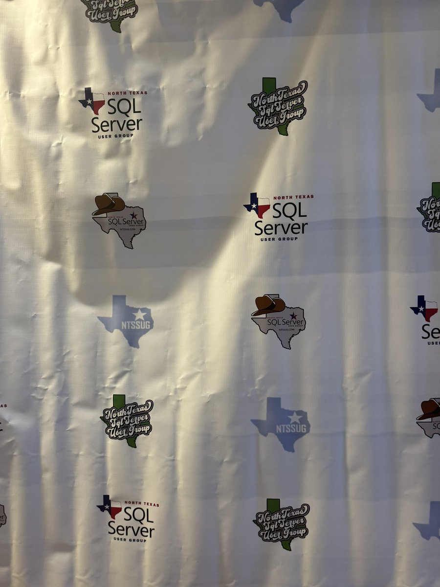 NTSSUG's tweet image. Have you taken a picture at #DataSaturdayDallas yet?  We got some fun props.