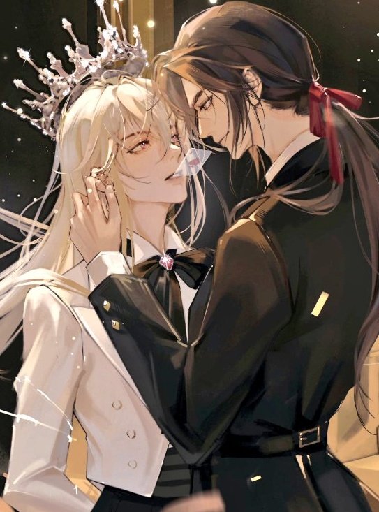 xiaoluyii's tweet photo. The chibi                                       The couple https://t.co/chGLLCJppV