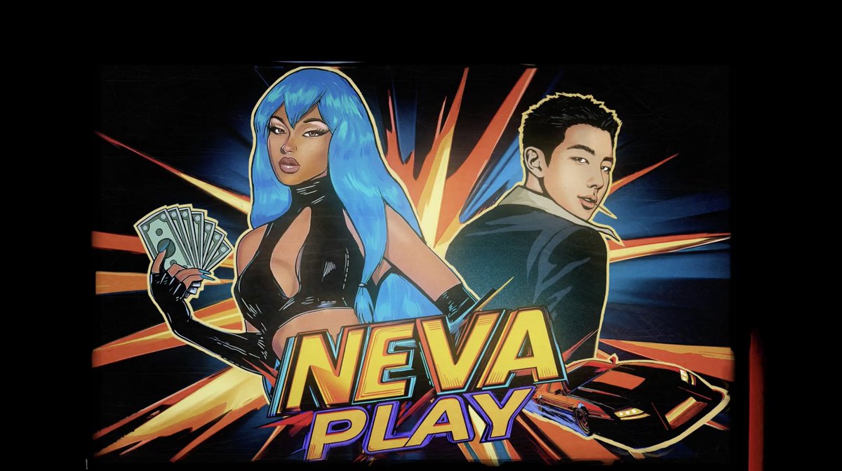 MTV's tweet photo. I NEVER play when it comes to #VMA host @theestallion &amp; RM of @bts_bighit 👏 https://t.co/VG2OSJ0c9K