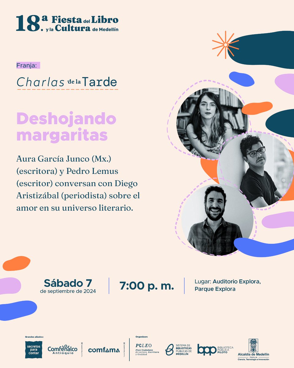 boquichica's tweet photo. Día 2 de la @FiestaLibro 🤍 Aquí les dejo algunas actividades recomendadas de hoy. https://t.co/1V3SKmOFXv