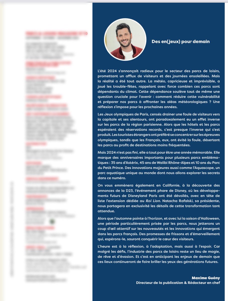 🦁 Sortie officielle aujourd’hui de "Parcs &amp; Loisirs Magazine" N°10.