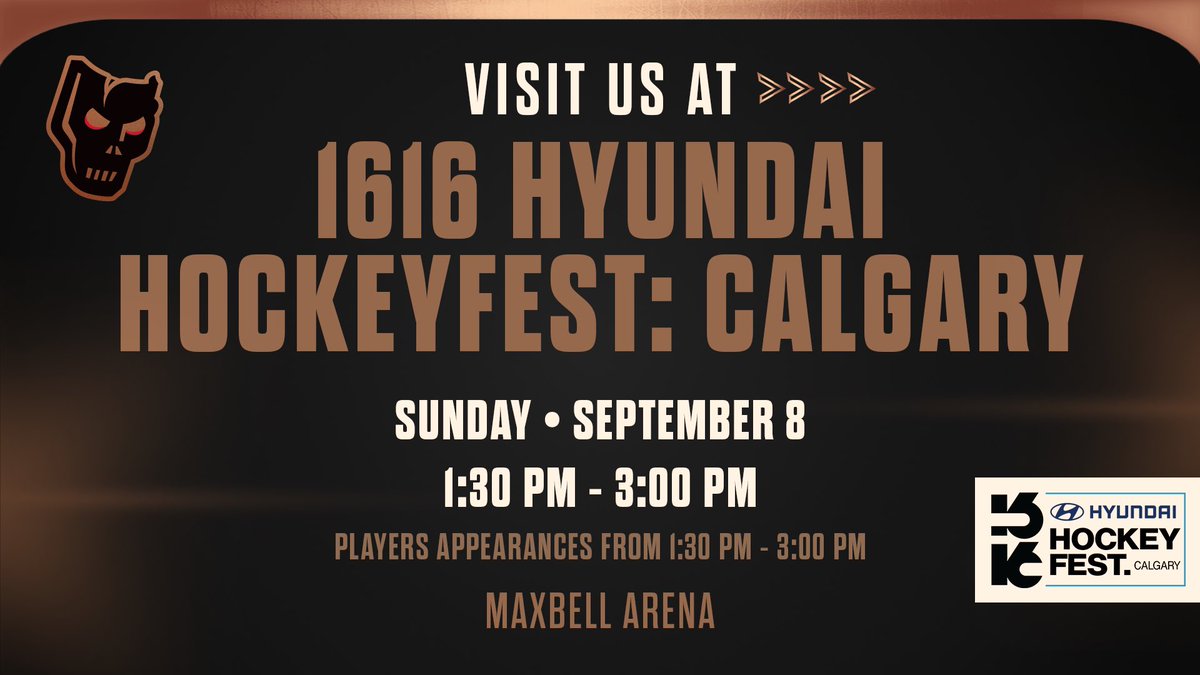 X - Calgary Hitmen (@whlhitmen) on Twitter photo We are excited to be hanging out at MaxBell Arena tomorrow with Hitmen Alum <a href="/aladd16/">Andrew Ladd</a> at the 1616 Hyundai Hockey Fest!
Come out to enjoy the fan fest and meet Dax Williams, Carson Wetsch and Ethan Buenaventura!
There will be food trucks, beer gardens and more! We are excited to be hanging out at MaxBell Arena tomorrow with Hitmen Alum <a href="/aladd16/">Andrew Ladd</a> at the 1616 Hyundai Hockey Fest!
Come out to enjoy the fan fest and meet Dax Williams, Carson Wetsch and Ethan Buenaventura!
There will be food trucks, beer gardens and more!