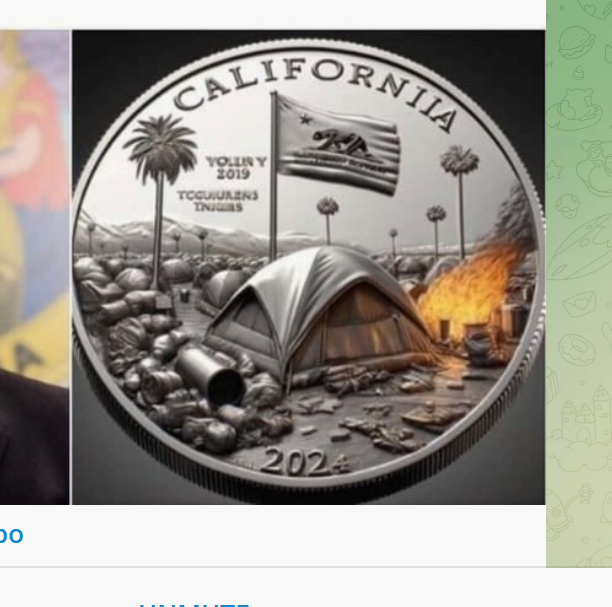 Kaliforniassa on julkaistu muistomitali ennen vaaleja! 🙂