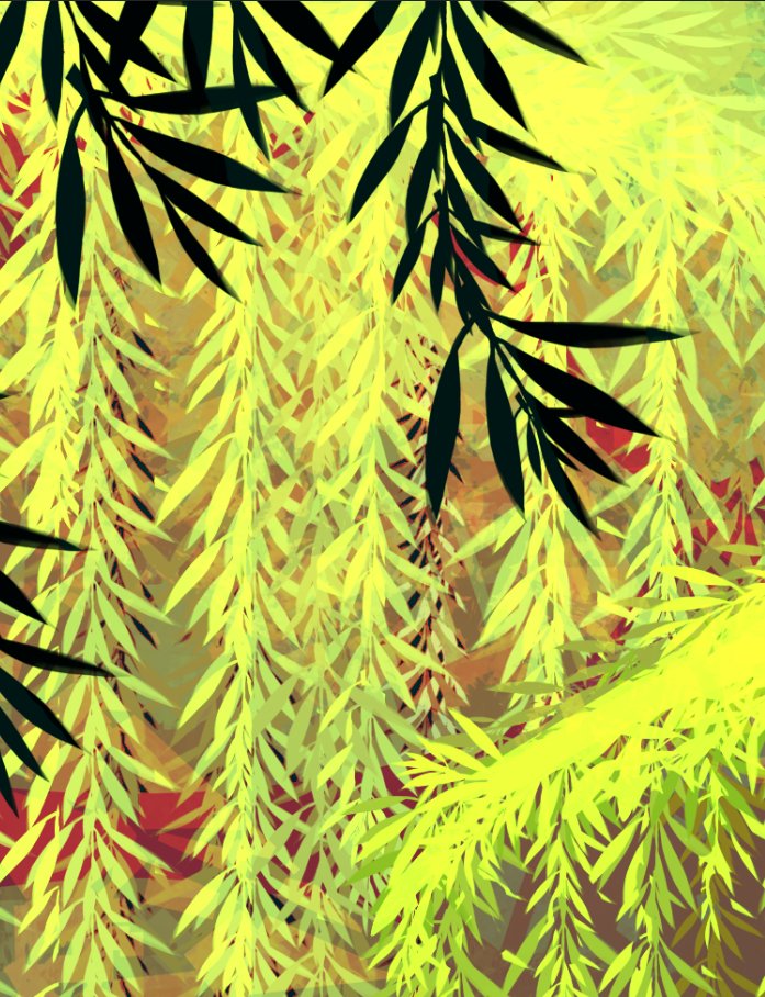 Random collection of foliage and flowers in my recent illustrations :)