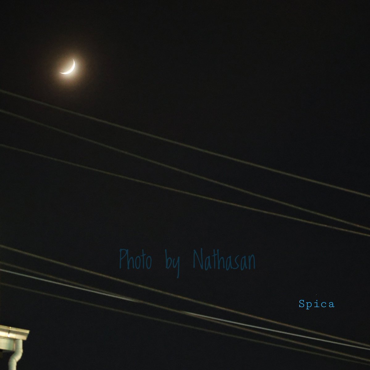 The conjunction between 16.6% Waxing Crescent Moon (07.12 PM) and Spica

#moon #moonphases #waxingcrescent #waxingcrescentmoon #bangkok #krungthepmahanakhon #thailand #cloudslover #skylover #nightsky #nightskyphotography #moonandspica #conjunction