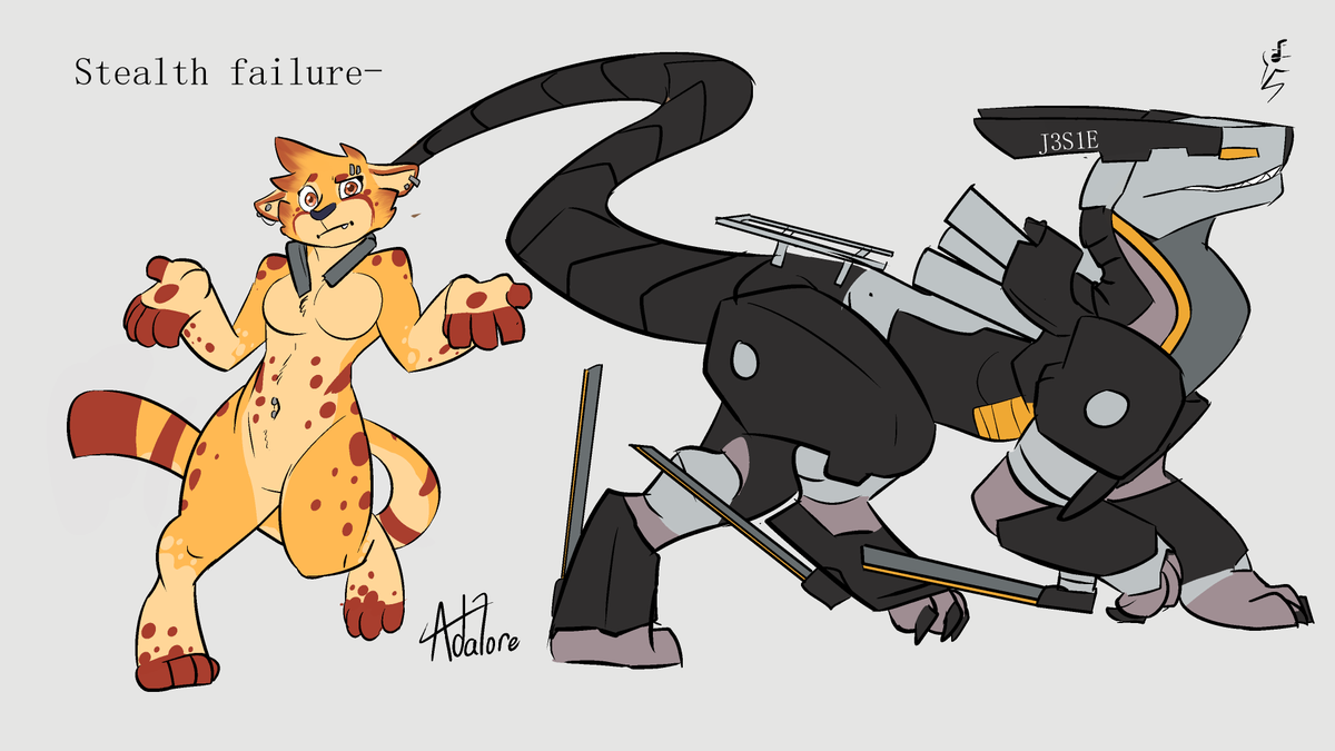 Commissioned by <a href="/Nik_Clarkson/">Kira</a>  gets caught and Jazz tries to come in for the rescue...but gets captured by who they intended to rescue. Oops. There's going to be more of these courier wolf pieces for a bit.