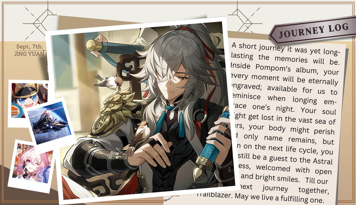 Bidding my goodbye to Pompom Gallery, I, Jing Yuan, have helped Pompom to expand its collection of photos. Now, I will now go back to walk down my own path; leaving the Astral Express to fulfill my life's purpose. Until we meet again later.