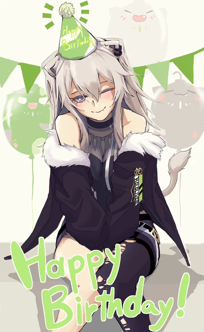 ししろんお誕生日おめでとう～!そしていつも沢山の笑顔をありがとう～! #ししらーと 