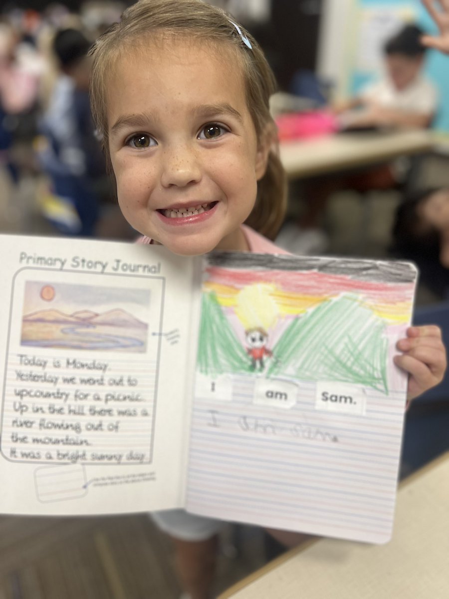 We are readers and writers! These kiddos were so proud of their hard work in phonics! #togetherweSOAR