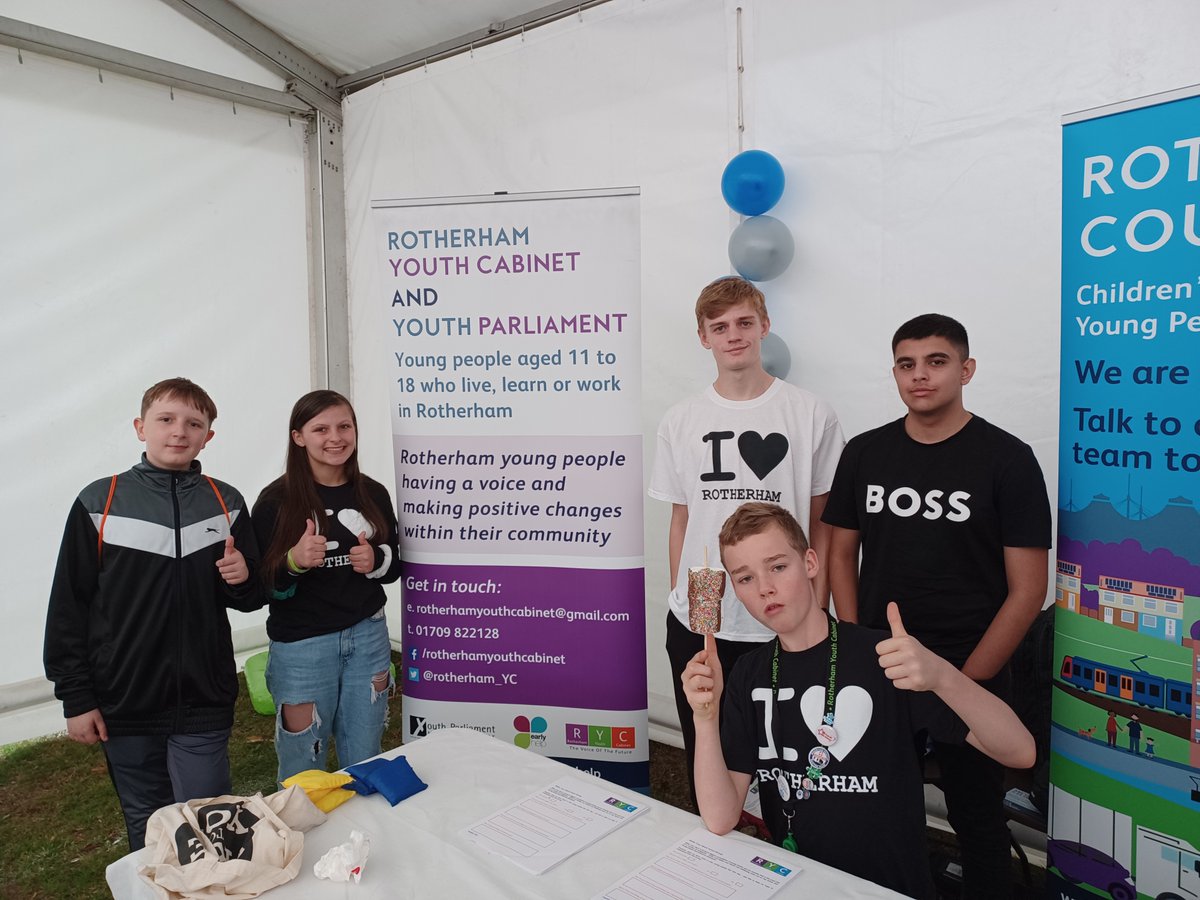 We've had a great day at Rotherham Show 2024 today, promoting Youth Cabinet, playing games and doing a survey about health and crime.