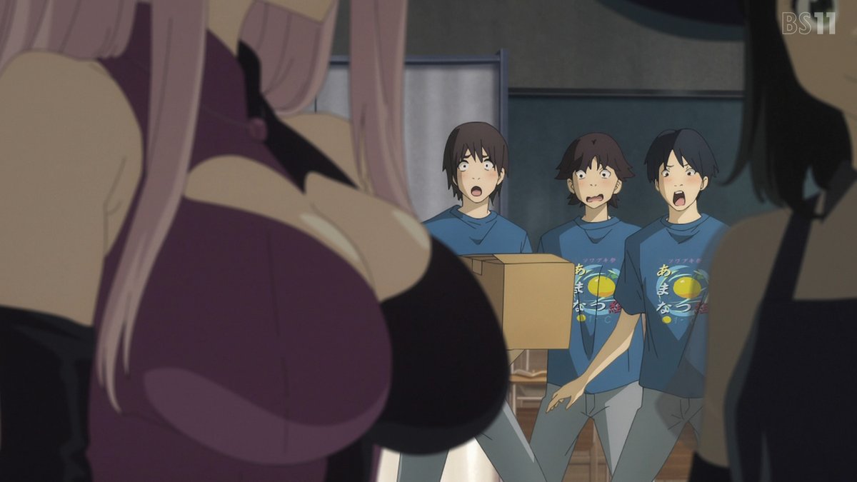Baruji_anime's tweet photo. 校内でこの衣装はやばい…！！！
#makeine #マケイン #bs11 https://t.co/nZvApxcDEh