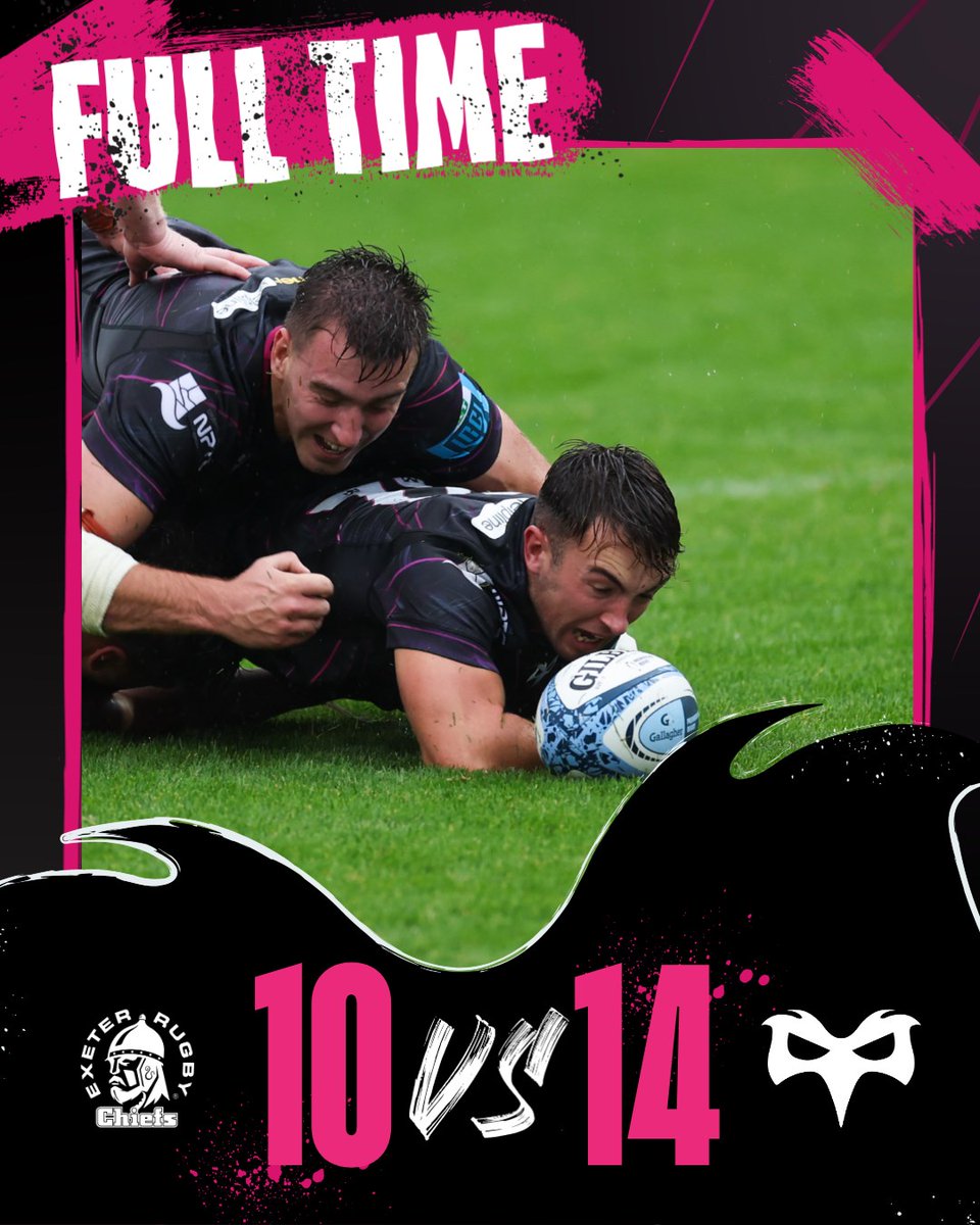 What a result! 🖤

A pre-season victory on the road vs Exeter 💪

Ryan Conbeer scored in the first half, with a Luke Scully try in the final play of the match winning it.

All the best for the season ahead <a href="/ExeterChiefs/">Exeter Chiefs</a>🤝

First up at home: bit.ly/BrewBraai

#TogetherAsOne