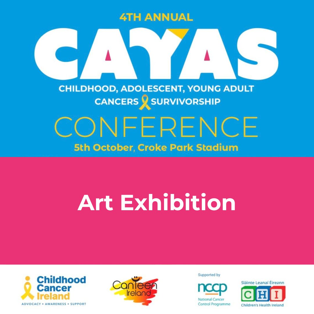 Childhood Cancer Ireland (@childhoodcanire) on Twitter photo We would like to invite children and young people affected by childhood cancer and their parents to take part in an art project for display at the 4th annual CAYAS conference on 5th Oc in Croke Park.
<a href="/CanTeen_Ireland/">CanTeen Ireland</a>
For more info visit cayasireland.ie We would like to invite children and young people affected by childhood cancer and their parents to take part in an art project for display at the 4th annual CAYAS conference on 5th Oc in Croke Park.
<a href="/CanTeen_Ireland/">CanTeen Ireland</a>
For more info visit cayasireland.ie