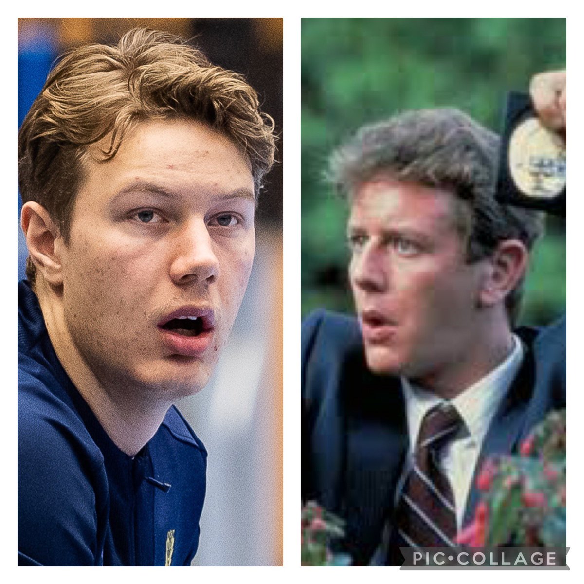 Känslan när man äntligen sorterar fram vem man tycker Elliot Stenmalm är lik. 
Snuten i Hollywood nästa! #JudgeReinhold