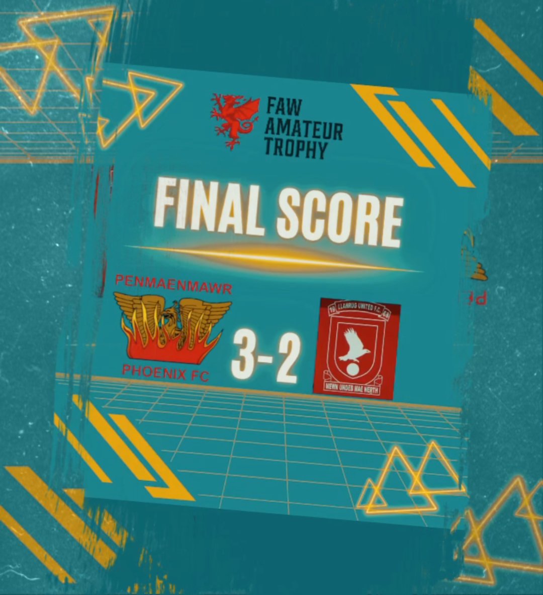Penmaenmawr Phoenix FC (@penphoenixfc) on Twitter photo 🟨🟦 Today's Final Score 🟨🟦
<a href="/PenPhoenixFC/">Penmaenmawr Phoenix FC</a> 3
<a href="/LLANRUGUNITEDFC/">LLANRUG UNITED FC</a> 2
#PPFC #Amateurtrophy 🟨🟦 Today's Final Score 🟨🟦
<a href="/PenPhoenixFC/">Penmaenmawr Phoenix FC</a> 3
<a href="/LLANRUGUNITEDFC/">LLANRUG UNITED FC</a> 2
#PPFC #Amateurtrophy