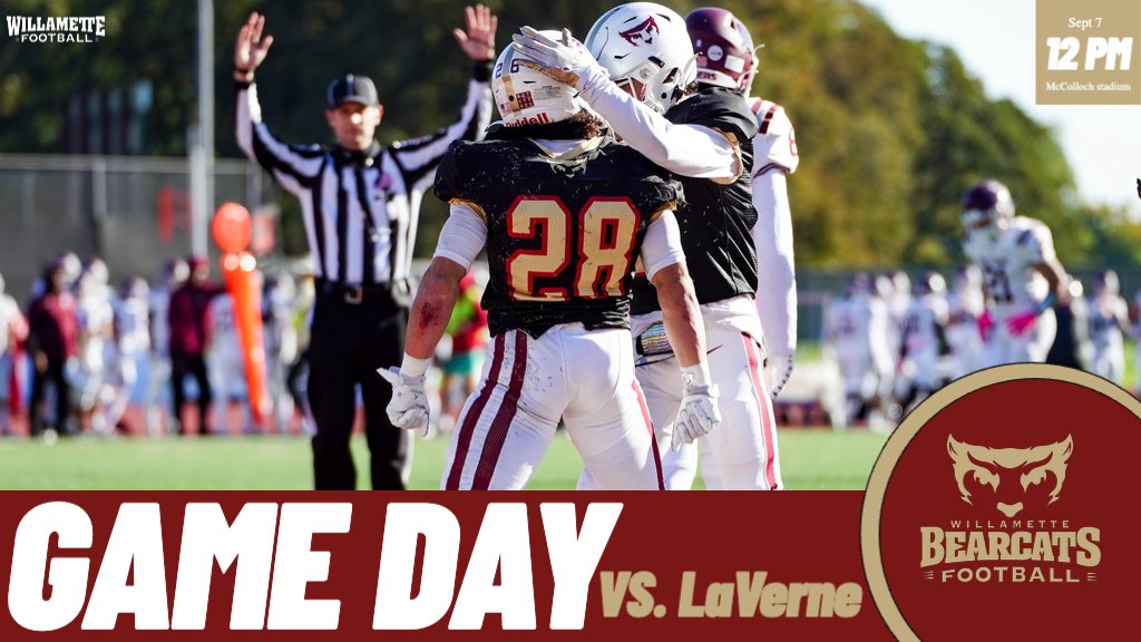 WillametteFB's tweet photo. 🚨It starts today🚨

The Bearcats start their 2024 campaign today at home!

Kickoff is 12PM at McCulloch Stadium

#DubU https://t.co/Wn5CTmmQch